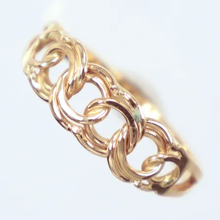 Ring, Bismarck, Ø18,5mm, bredd 1,2mm, 18k Vikt: 2,6 g