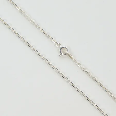 Halskedja Ankar, längd 61cm, bredd 1mm, silver, 925/1000 Vikt: 3,7 g