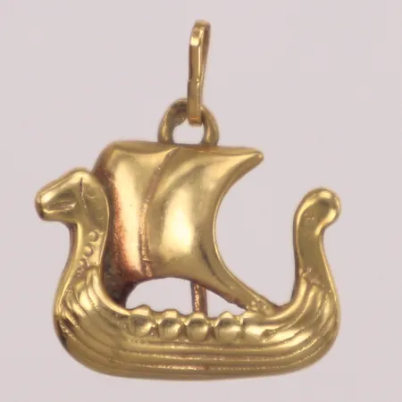 Hänge, längd 18mm, bredd 13mm, 18K  Vikt: 1,6 g