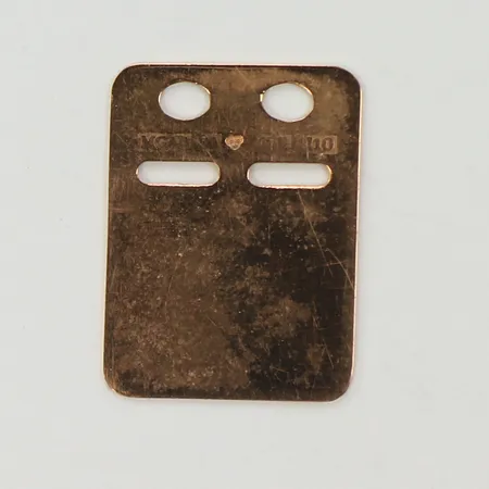 Id-bricka, gravyr, sliten, 18K Vikt: 1,7 g
