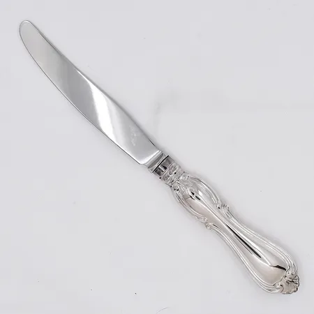 Bordskniv, modell Olga, längd 21cm, blad rostfritt stål, silver 830/1000 Vikt: 73,4 g