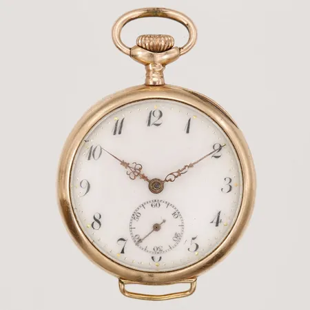 Fickur, guld, manuell, defekt, buckligt, 14K, bruttovikt 26,1g