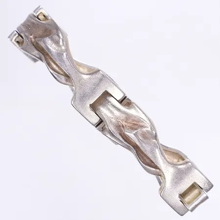Armband, "Cassiopeia", Björn Weckström för Lapponia, 1977, 18,5cm, bredd 17mm, silver 925/1000 Vikt: 58 g