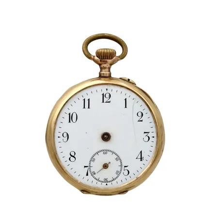 Mormorsur, 14K guld, Ø33,5 mm, defekt, 27,4g Vikt: 27,4 g