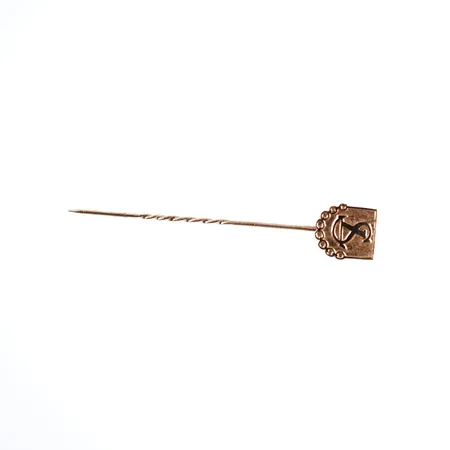 Slipsnål, 6cm, 18k Vikt: 2 g