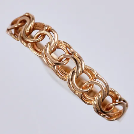 Ring Bismarck, stl. 16½, breddca 2-4mm, Bronsil AB Köping, 18K Vikt: 0,9 g