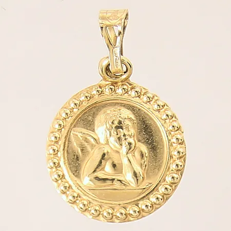 Hänge Ängel, 22x14mm, 18K  Vikt: 1,3 g