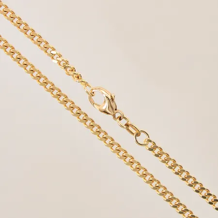 Kedja Pansar, längd 50cm, bredd 3mm, 18K Vikt: 17 g