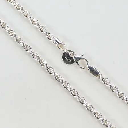 Halskedja Cordell, längd 41cm, bredd 3mm, silver, 925/1000 Vikt: 16,3 g
