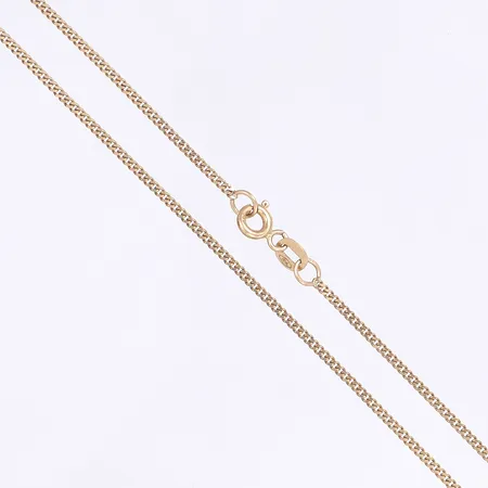 Halskedja pansar, 40cm, bredd 1,5mm, 18K Vikt: 3,1 g