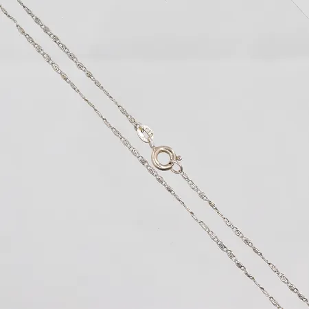 Kedja Irrgång, 50cm, bredd 1,3mm, vriden länk, silver 835/1000 Vikt: 2 g