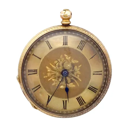Fickur, nyckeldragare, 18K guld, Ø38 mm, 1884, defekt, 