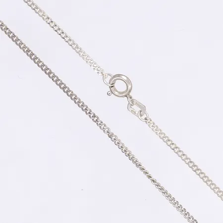Halskedja pansar, 60,5cm, bredd 2mm silver 830/1000 Vikt: 4,5 g