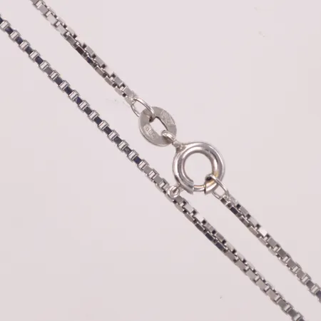 Kedja venezia, längd 41cm, bredd 1,1mm, vitguld, 18K Vikt: 4,6 g