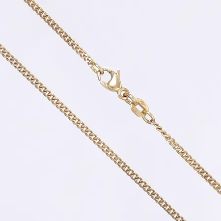 Halskedja pansar, 40cm, bredd 2mm, tillv. Balestra, 18K Vikt: 5 g