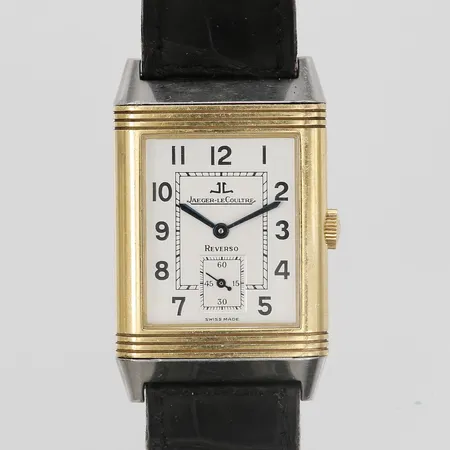 Herrur Jaeger-LeCoultre Reverso Grande Taille, guld/stål, manuell, ref-nr:270.5.62, serie-nr:1716578, Ø26mm, bruksskick, slitet band, inga tillbehör.