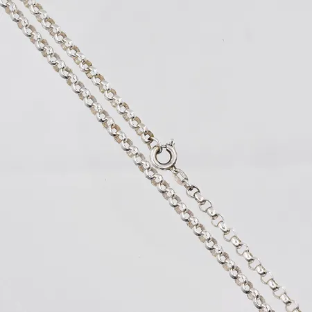 Kedja, 70cm, bredd 3,2mm, silver Vikt: 14,4 g