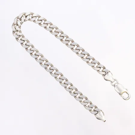 Armband pansar, 21cm, bredd 7mm, silver 925/1000 Vikt: 23,8 g