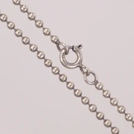 Kedja, kullänk, längd 52cm, bredd 2mm, 925/1000 silver Vikt: 6,1 g
