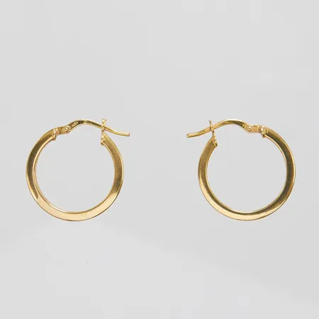 Örhängen, creoler, Ø19,2mm, bredd: 1,9mm, GHA, 18K Vikt: 1,6 g