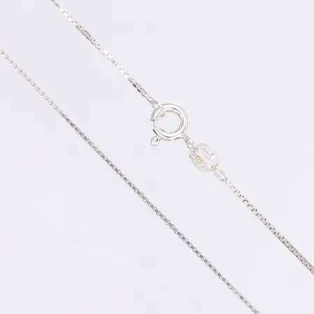 Halskedja Venezia, 45cm, bredd 1mm, nyskick, silver 925/1000 Vikt: 1,8 g