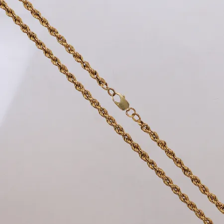 Kedja cordell, längd 55cm, bredd 4mm, ihålig, 14K  Vikt: 12,7 g