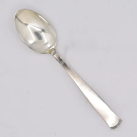 Matsked, modell Rosenholm, längd 18cm, silver 830/1000 Vikt: 43,2 g