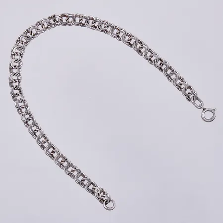 Armband bismarck, längd: ca 18,5cm, bredd: ca 5mm, 830/1000, silver Vikt: 6,4 g