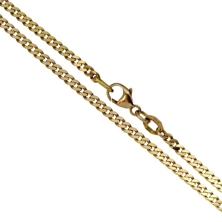 Halskedja Pansar, 18K guld, manglad modell, stämplar FBM, GFAB, längd 51,0 cm, bredd 2 mm Vikt: 8,4 g