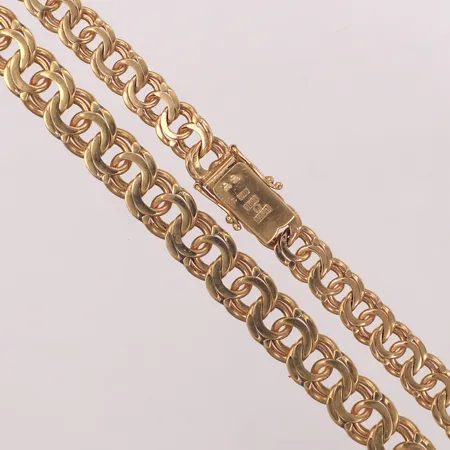 Collier bismarck, längd 48cm, bredd 10mm,  Vikt: 79,8 g
