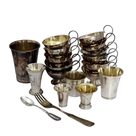 Diverse silverföremål, 830/1000,  Vikt: 559 g