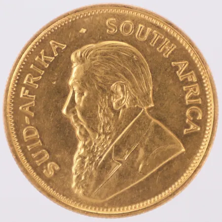 Mynt, Krugerrand 1974, South Africa, 32,6mm, 22K Vikt: 33,9 g