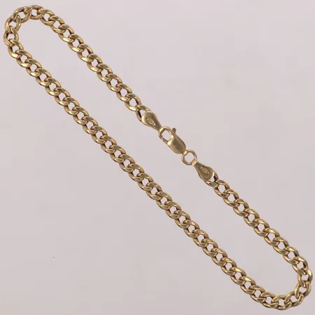 Armband pansar, längd 23,5cm, bredd 4mm, 18K  Vikt: 5,7 g