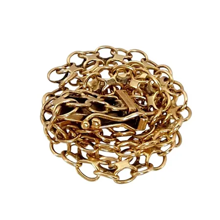 Armband x-länk, 18K guld, defekt Vikt: 6 g