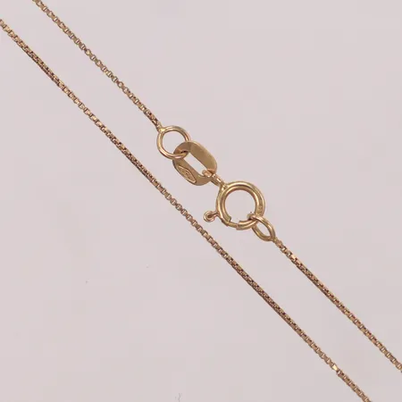 Kedja, Venezia, längd 39cm, Guldfynd 18K Vikt: 1,1 g