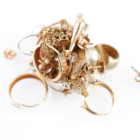 Diverse guld, 18k Vikt: 19 g