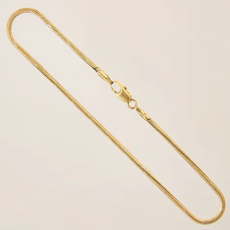 Armband Ormlänk, längd 19cm, bredd 2mm, 18K Vikt: 4,4 g