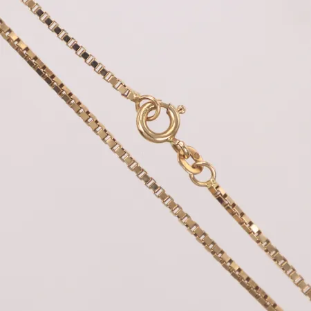 Kedja venezia, längd 43,5cm, bredd 1,5mm, 14K Vikt: 5,8 g