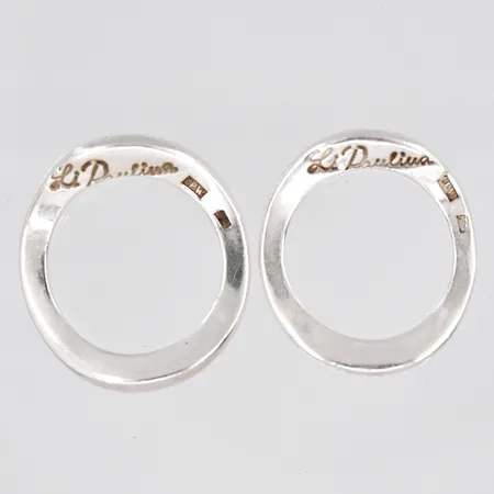 2 Ringar, design Li Paulina, stl 17-17½, silver 925/1000 Vikt: 10,2 g