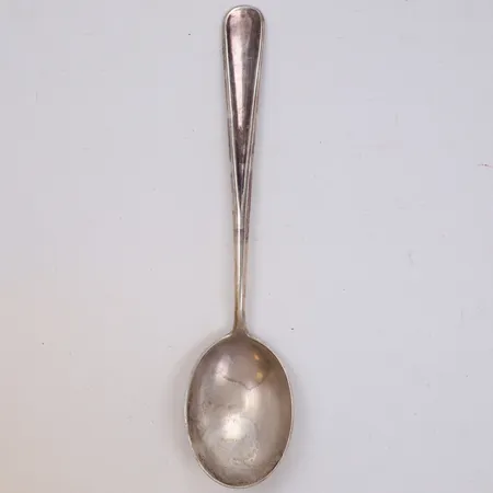Sked, längd 22,5cm, J.Tostrup, Danmark, repor, 830/1000 silver Vikt: 45,9 g