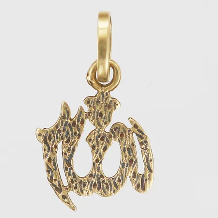 Hänge längd ca 23mm, bredd ca 12mm, 18K Vikt: 1,3 g