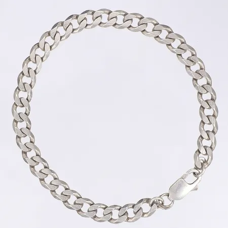 Armband, pansar, 21,5cm, bredd 6,5mm, 925/1000 silver Vikt: 15,1 g