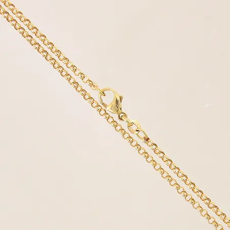 Kedja Ärtlänk, längd 50cm, bredd 2mm, Balestra, 18K  Vikt: 7,9 g