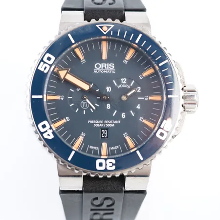 Herrur Oris Tubbataha Limited Edition ref: 01 749 7663 7185-set RS, serie nr: 3170587, Ø46mm, box & cert, uttagen 2014.