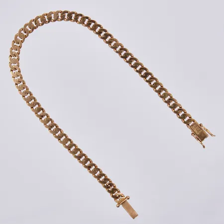 Armband längd ca 19cm, Bolidenguld år 1943, bredd ca 4mm, 18K Vikt: 11,3 g