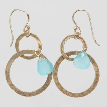 Ett par örhängen, stenar, längd ca 40mm, bredd 1-22mm, 925/1000 silver Vikt: 3,6 g