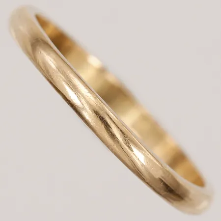 Ring, slät, Ø 19 mm, bredd: 2 mm, 18K guld. Vikt: 3 g