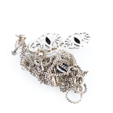 Diverse silversmycken Vikt: 13,1 g