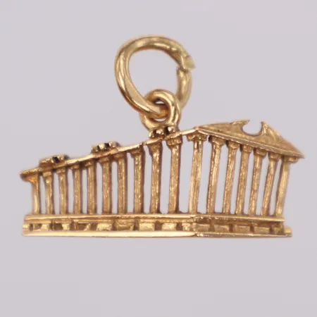 Hänge, längd 15mm, bredd 18mm, 18K  Vikt: 1,4 g