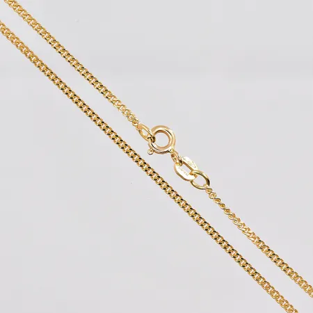 Kedja Pansar, 45cm, bredd 1,5mm, 18K Vikt: 4,4 g